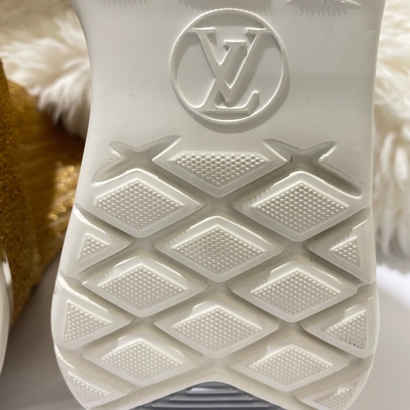 LOUIS VUITTON "AFTERGAME" STRETCH FABRIC SNEAKER BOOTS - Picture 5 of 7